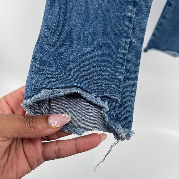 Gap Kids Girls Velvet Heart Pull-On Jeggings Blue Indigo Ankle Length Size 12 - Picture 6 of 12